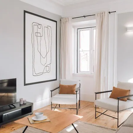 アパート Ferreira - 2 Bedrooms In Campo De Ourique *